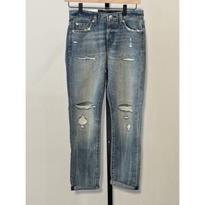 7 FOR ALL MANKIND Josefina Feminine Boyfriend Jeans. Size 24. Inseam 25”